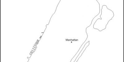 Празна мапа Менхетна