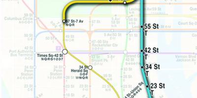 Карта метро другој авенији