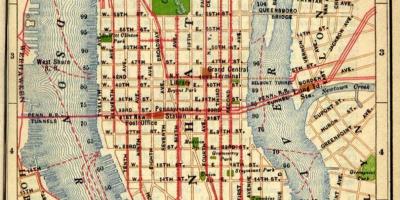 Мапа старог Менхетна